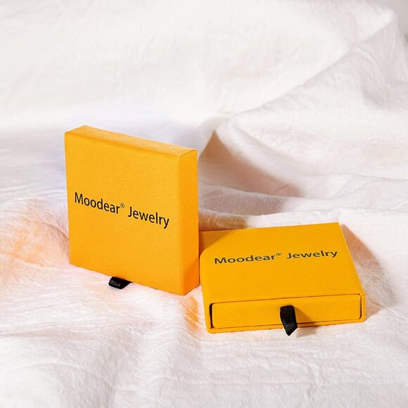 Dainty14K Gold Plated Cosmos Small Drop Chain Hoops Trendy Earring Set for Women - Picture 8 of 9